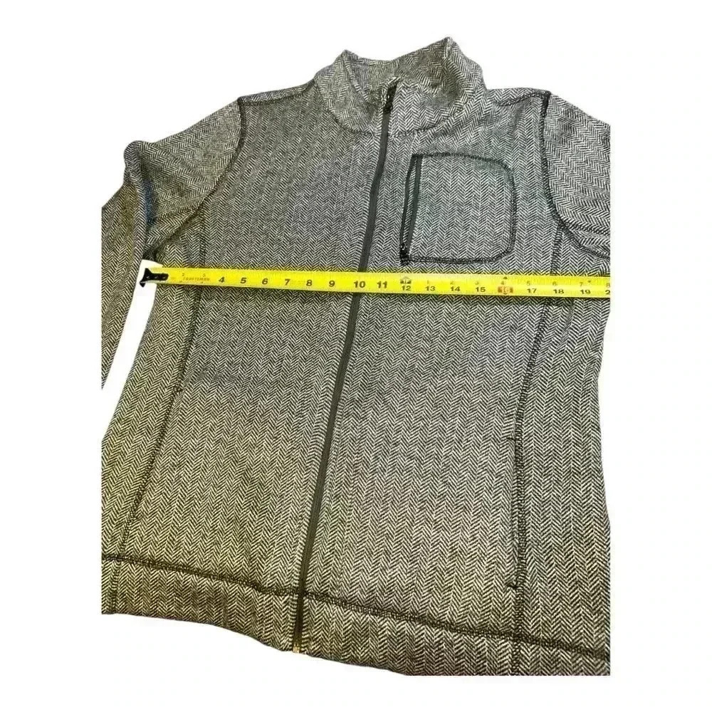 Andrew Marc New York Jacket Womens L Large Gray Full Zip Mock Neck Pockets - Picture 9 of 14